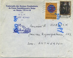 Fraternelle Des Anciens Combattants Du Corps Belge En Russie 1914-1918 - Enveloppes
