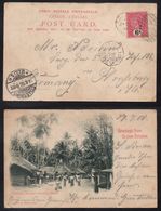 CEYLON - CEYLAN - COLOMBO - POSTE MARITIME AUSTRALIE / 1900 CARTE POSTALE POUR STRASBOURG(ref LE2039) - Ceylan (...-1947)