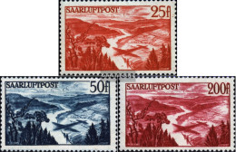 Saar 252-254 (complete Issue) Unmounted Mint / Never Hinged 1948 Airmail - Unused Stamps