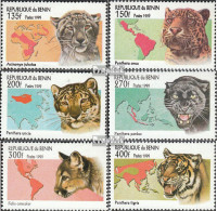 Benin 1192-1197 (kompl.Ausg.) Postfrisch 1999 Großkatzen - Sonstige & Ohne Zuordnung