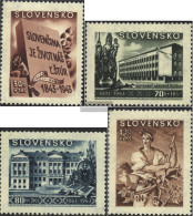 Slovakia 128-131 (complete Issue) Unmounted Mint / Never Hinged 1943 Cultural Fund - Unused Stamps