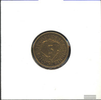 German Empire Jägernr: 316 1936 D Very Fine Aluminum-Bronze Very Fine 1936 5 Reich Pfennig Spikes - 5 Reichspfennig