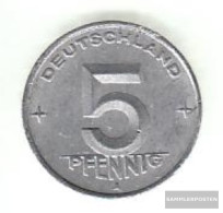 DDR Jägernr: 1502 1948 A Very Fine Aluminum Very Fine 1948 5 Pfennig Later On Gear - 5 Pfennig