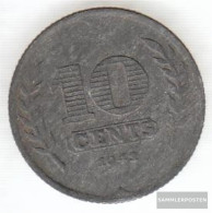 Netherlands Km-number. : 173 1942 Very Fine Zinc Very Fine 1942 10 Cents Tulips - 10 Centavos