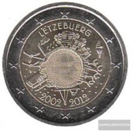 Luxembourg 2012 Stgl./unzirkuliert Stgl./unzirkuliert 2012 2 Euro 10 Years Euro Cash - Luxemburgo