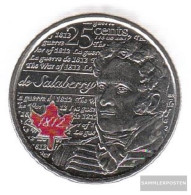 Canada Km-number. : New 0 2013 Stgl./unzirkuliert Steel, Coloriert Stgl./unzirkuliert 2013 25 Cents Farbmünze Elizabeth - Canada