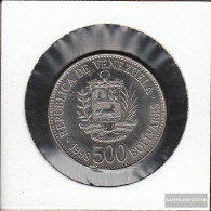 Venezuela Km-number. : 79 1998 Extremely Fine Steel, Nickel Plattiert Extremely Fine 1998 500 Bolivares Crest - Venezuela