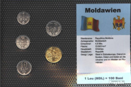 Moldawien Stgl./unzirkuliert Kursmünzen Stgl./unzirkuliert 2000-2006 1 Ban Bis 50 Bani - Moldavië