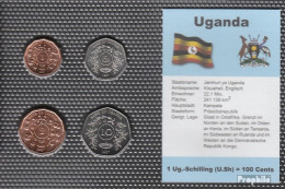 Uganda 1987 Stgl./unzirkuliert Kursmünzen Stgl./unzirkuliert 1987 1 Schilling Bis 10 Schilling - Uganda