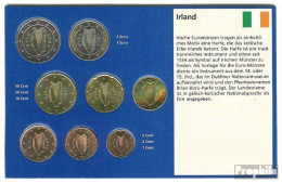 Irland 2002 Stgl./unzirkuliert Kursmünzensatz Stgl./unzirkuliert 2002 EURO-Erstausgabe - Irlanda