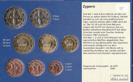 Zypern 2013 Stgl./unzirkuliert Kursmünzensatz Stgl./unzirkuliert 2013 EURO-Nachauflage - Cipro