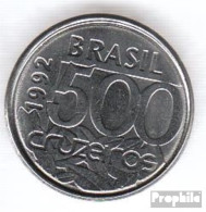 Brasilien KM-Nr. : 624 1992 Vorzüglich Stahl Vorzüglich 1992 500 Cruzeiros Schildkröte - Brésil