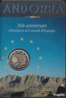 Andorra 2014 Stgl./unzirkuliert Auflage: 100.000 Stgl./unzirkuliert 2014 2 Euro Beitritt Andorras Zum Europa - Andorra