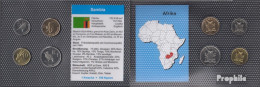 Sambia 2012 Stgl./unzirkuliert Kursmünzen Stgl./unzirkuliert 2012 5 Ngwee Bis 1 Kwacha - Sambia