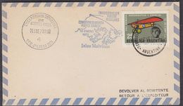 Argentina 1972 Inauguration Vuelos Regulares Islas Malvinas Cover (37416) - Autres & Non Classés