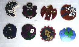 LOT 9 Pog Milk Caps - POGS - USA - 2 Photos - Power Rangers