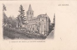 Cp , 76 , LE HAVRE , L'Abbaye De Graville Sainte-Honorine - Graville