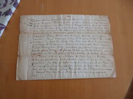 Manuscrit Papier 12/06/1645 André Gilles De Sauzet Seigneur D'Aspremont Veyne Reconnaissance Angles Basses Alpes - Manuskripte