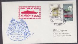 DDR 1987 MS Arkona Cover (37421) - Polar Ships & Icebreakers