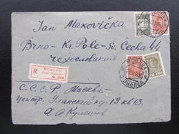 R-BRIEF Moscou - Brno 1934 /// D*29707 - Covers & Documents