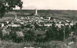 Carte  Photo  De  MONTCUQ   ( 46 )   Vue  Panoramique . - Montcuq