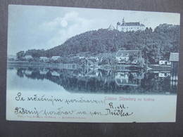 AK REIDLING Schloss Sitzenberg 1901 B. Tulln Mondschein  /// D*29721 - Tulln