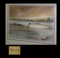 [MARINE] BESNARD (A.) - [Grande Aquarelle Signée]. - Aquarelles