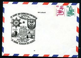 Bund PU79 Privat-Umschlag BUNDESWEHR SONTHOFEN 1976  NGK 20,00 € - Enveloppes Privées - Neuves