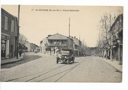 CPA BANLIEU DE MARSEILLE / Saint - Antoine / Route Nationale - Quartiers Nord, Le Merlan, Saint Antoine