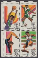 !a! USA Sc# C101-C104 MNH BLOCK From Upper Left Corner - Summer Olympics - 3b. 1961-... Nuovi