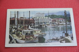 Australia Tasmania Constitution Dock Hobart 1958 + Nice Cancel - Otros & Sin Clasificación