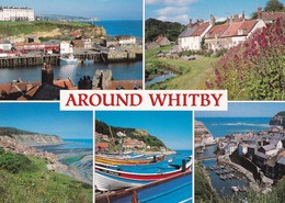 Postcard Around Whitby Sandsend Staithes Robin Hood's Bay Runswick By Salmon  My Ref B22198 - Whitby