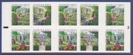 Sweden 2005 MNH Scott #2511e Booklet Of 10 (5.50k) Allotment Gardens - Ungebraucht