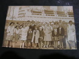 Hapag New York Cuxhaven , 1930 Foto Reisegruppe - Cuxhaven