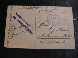 Russland Krigssendung 1916 Cenzur , Nach Mettmann - Lettres & Documents