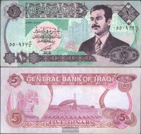 Iraq Pick-number: 81 Uncirculated 1992 10 Dinars - Irak