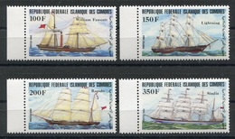 RC 6870 COMORES 412 / 415 - GRANDS VOILIERS NAVIRES BATEAUX SERIE COMPLETE NEUF ** TB - Komoren (1975-...)