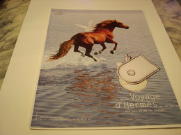 ANCIENNE PUBLICITE  PARFUM VOYAGE DE HERMES  2011 - Sin Clasificación