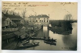 02 NOGENT L'ARTAUD  Le Vieux Moulin Lavoirs Barques Villageois 1903 Timb    /D20-2017 - Sonstige Gemeinden
