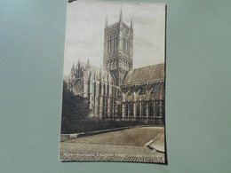 ANGLETERRE LINCOLNSHIRE LINCOLN CATHEDRAL NORTH TRANSEPT & CENTRAL TOWER - Lincoln