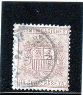 B - 1874 Spagna - Stemma - Oblitérés