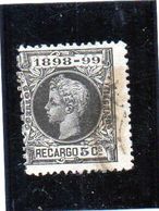 B - 1898 Spagna - Re Alfonso XII (war Tax) - Impots De Guerre