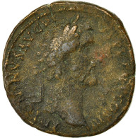 Monnaie, Antonin Le Pieux, Sesterce, 140, Rome, TB, Cuivre, RIC:717b - Les Antonins (96 à 192)