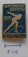 USSR Figure Skating, Racing Skates - Soviet Sport LENINGRAD 1971  PINS BADGES PLAS - Patinage Artistique