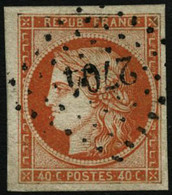 Oblit. N°5 40c Orange - TB - Other & Unclassified