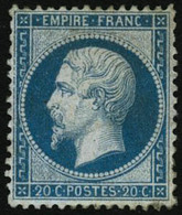 ** N°22 20c Bleu - TB - 1862 Napoléon III.