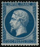 * N°22 20c Bleu - TB - 1862 Napoleone III