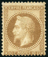 * N°28A 10c Bistre, Type I - TB - 1863-1870 Napoléon III. Laure