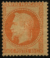 ** N°31 40c Orange, Signé JF Brun  - TB - 1863-1870 Napoleone III Con Gli Allori