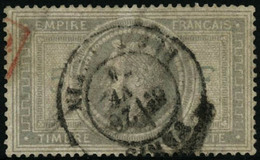 Oblit. N°33 5F Empire - B - 1863-1870 Napoléon III. Laure